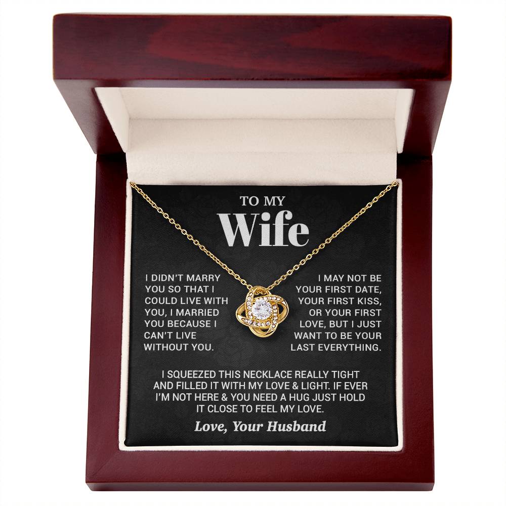 To My Wife Necklace, Christmas Gifts For Women, Anniversary Gift For Wife 27_9_Black