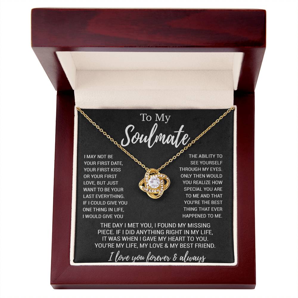 To My Soulmate Necklace, Birthday Gifts For Her, Christmas Gift For Soulmate 12_9