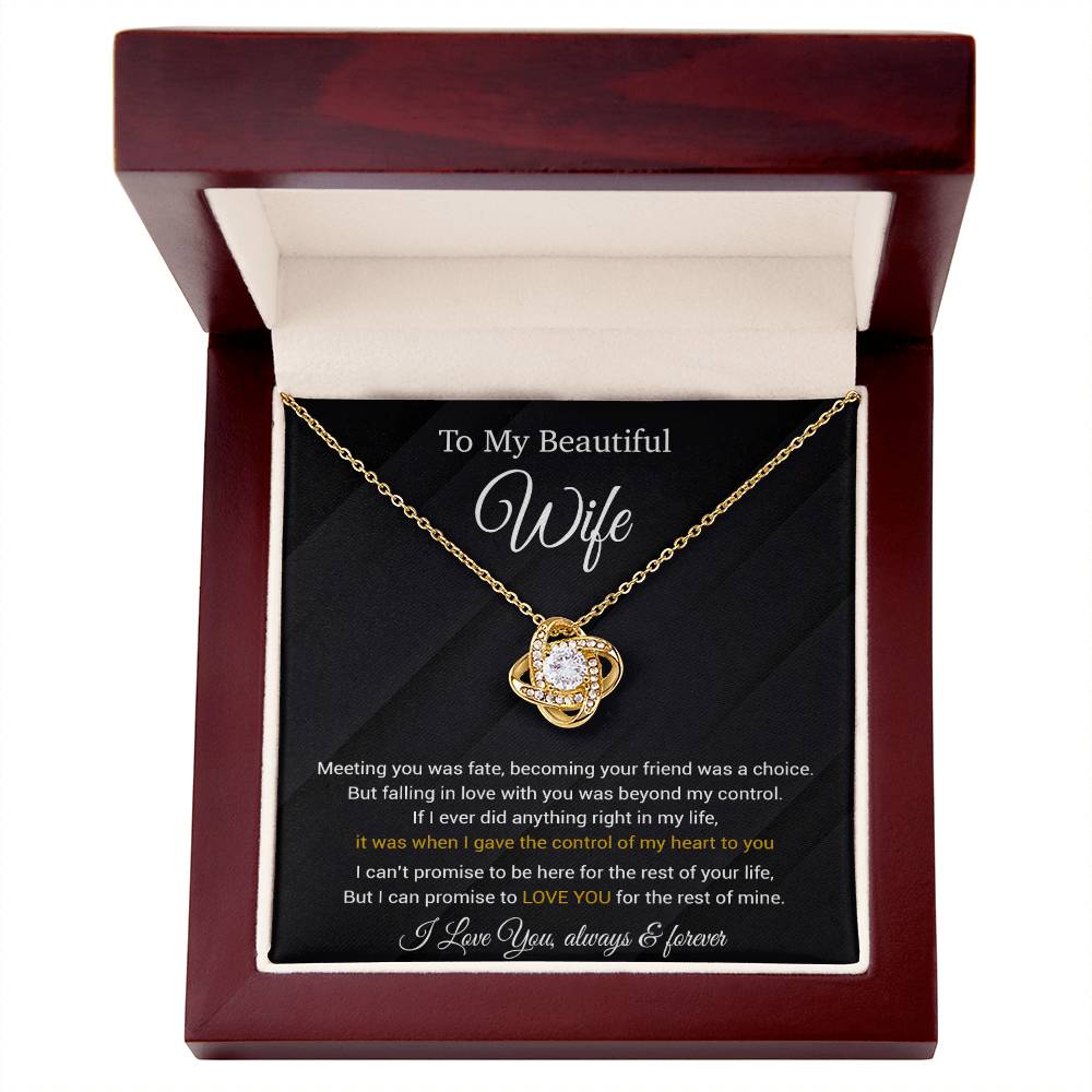 To My Wife Necklace, Wife Gift from Husband, Wife Birthday Gift, Christmas Gift 14_2