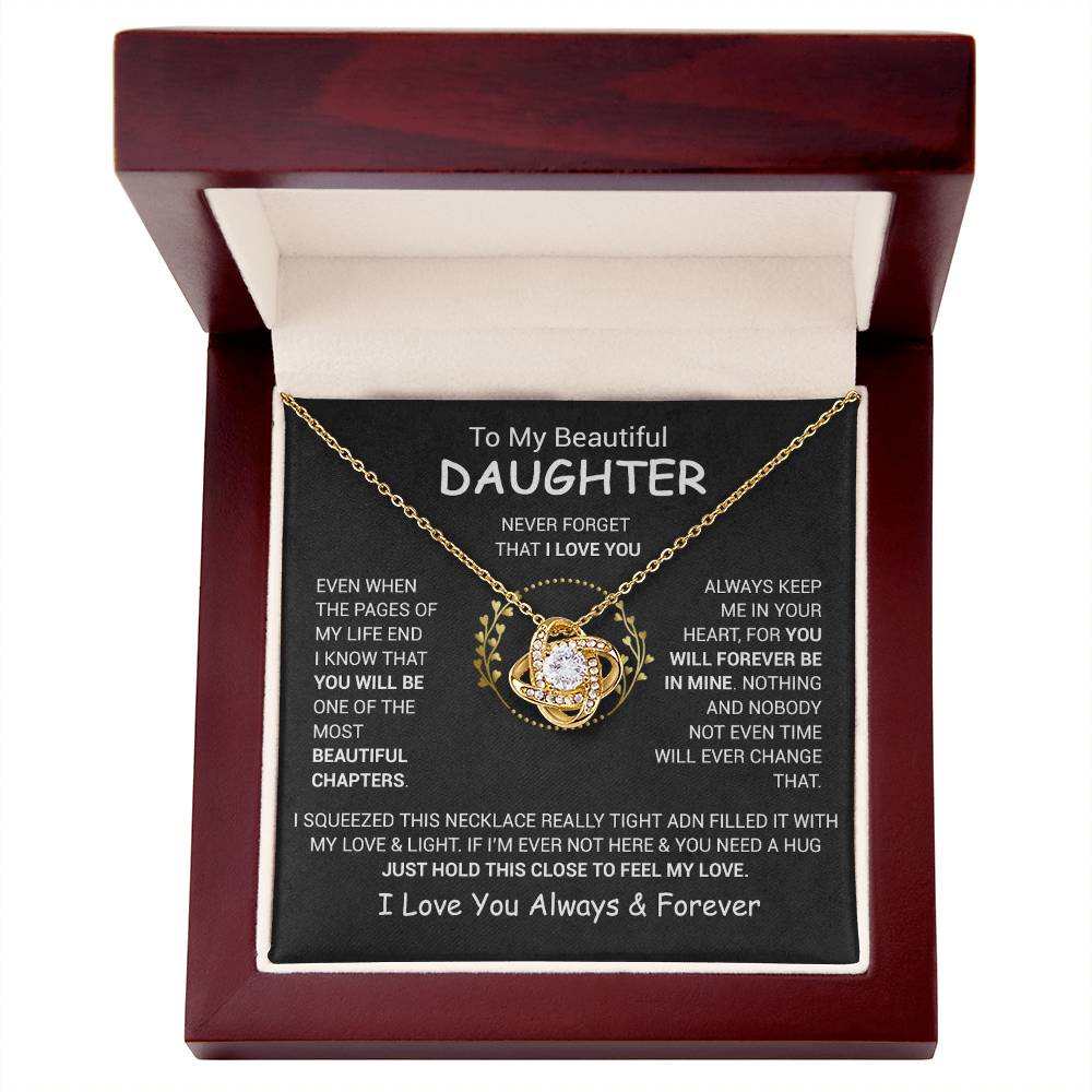 To My Daughter Necklace, Daughter Father Necklace, Daughter Gift From Dad, Mom 13_12