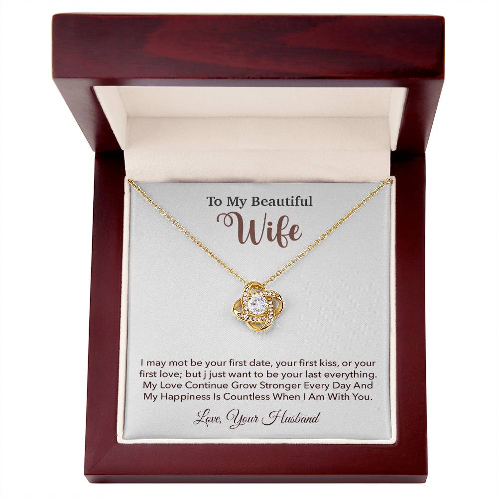 To My Wife Necklace, Wife Gift From Husband, Wife Husband Necklace, Christmas Gift 5_10