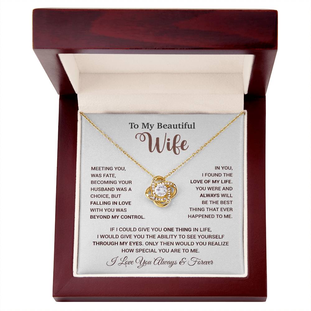 To My Wife Necklace, Wife Gift From Husband, Wife Husband Necklace, Christmas Gift 20_9