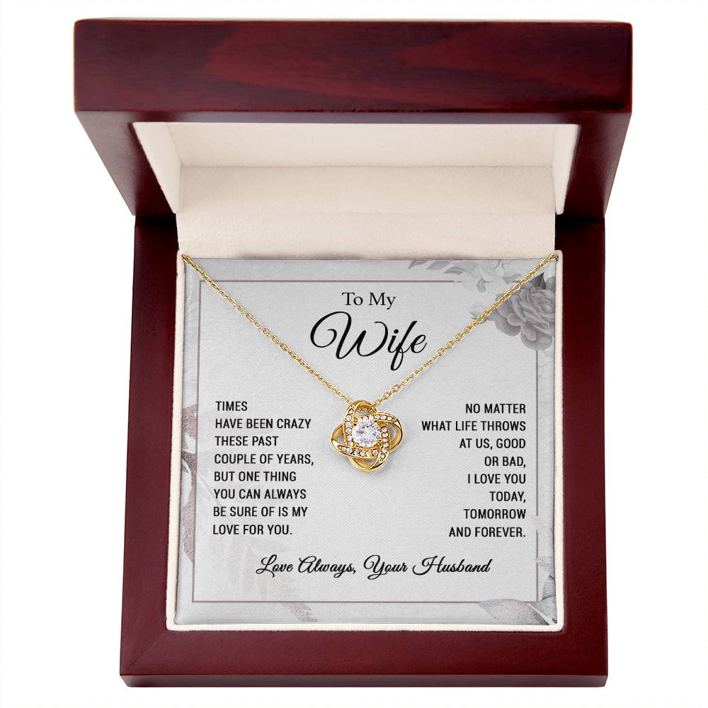 To My Wife Necklace Wife Gift from Husband, Anniversary Gift, Wife Birthday