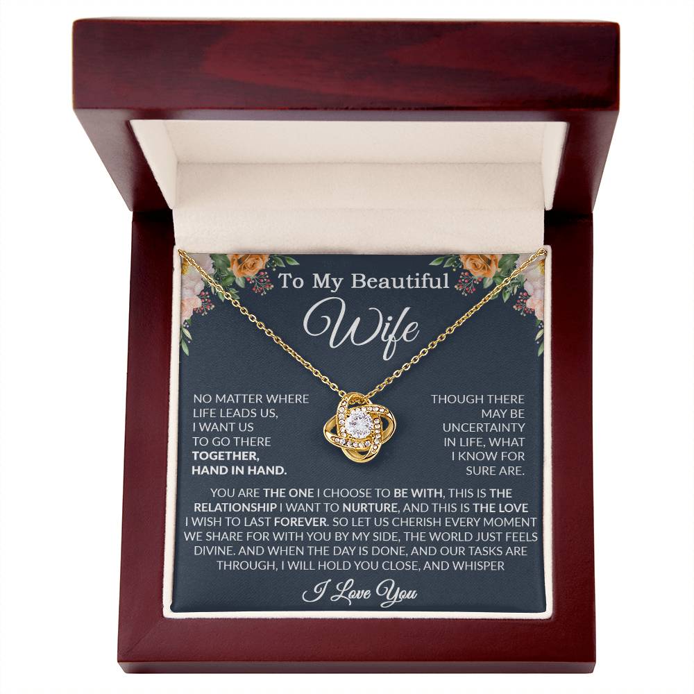 To My Wife Necklace, Wife Gift From Husband, Wife Husband Necklace, Christmas Gift 7_9