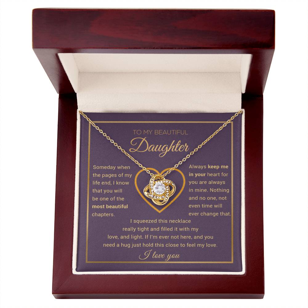 To My Daughter Necklace, Gift For Daughter From Dad, Daughter Father Necklace 30_11_Tim