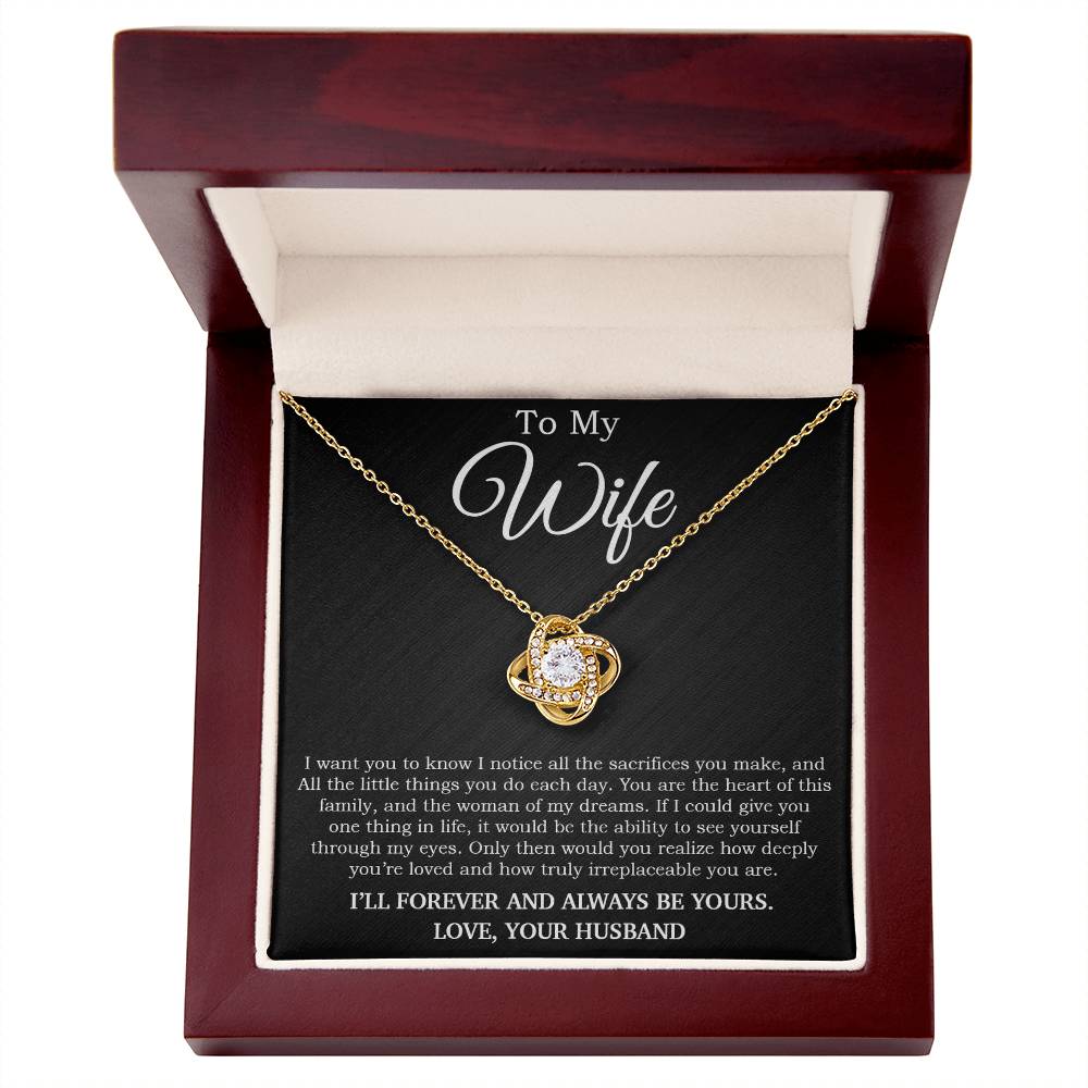 To My Wife Necklace, Mother's Day Gift from Husband, Wife Birthday Gift 29_5