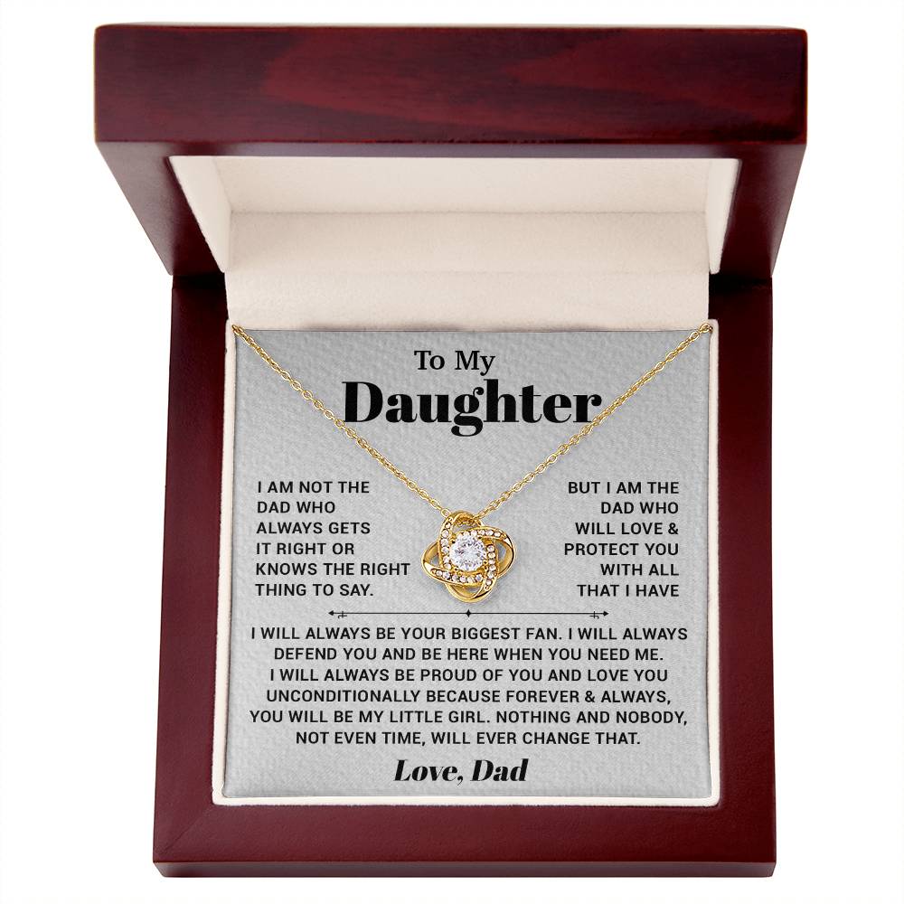 To My Daughter Necklace, Gift for Daughter from Dad, Father Daughter Necklace 4_10