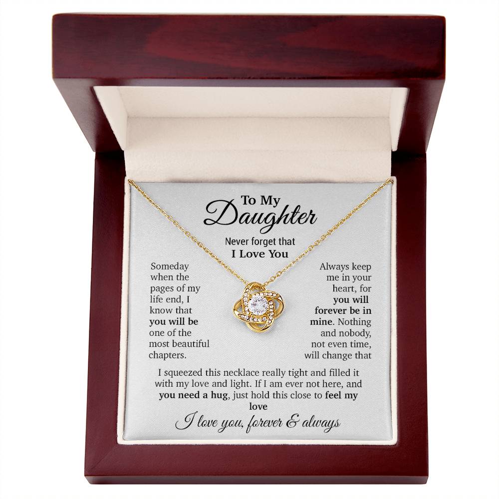 To My Daughter Necklace, Daughter Father Necklace, Daughter Gift From Dad, Mom 9_11