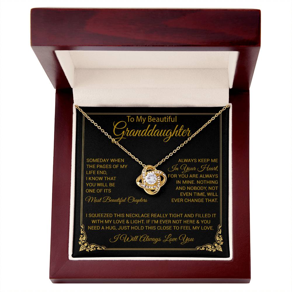 To My Granddaughter Necklace, Granddaughter Gift from Grandma, Christmas Gift 27_8