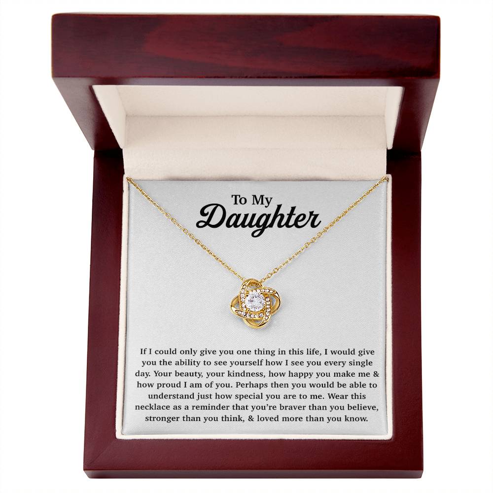 To My Daughter Necklace Gift From Dad, Daughter Gift, Father Daughter Necklace 22_11