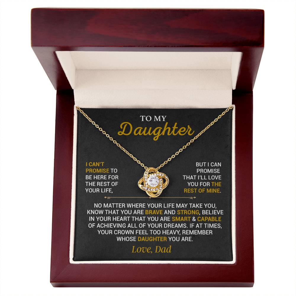 To My Daughter Necklace, Gift for Daughter from Dad,Daughter Father Necklace 7_10