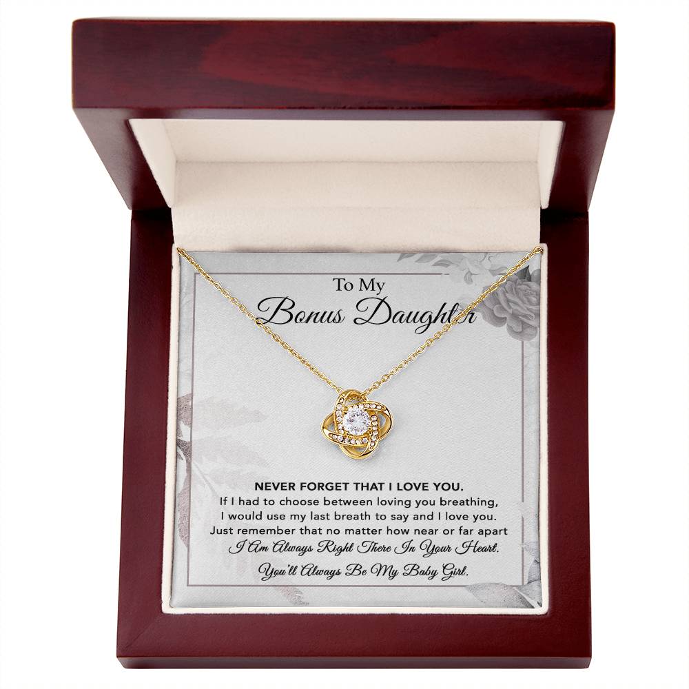 To My Bonus Daughter Necklace, Gift for Bonus Daughter, Step Daughter Birthday 6_1