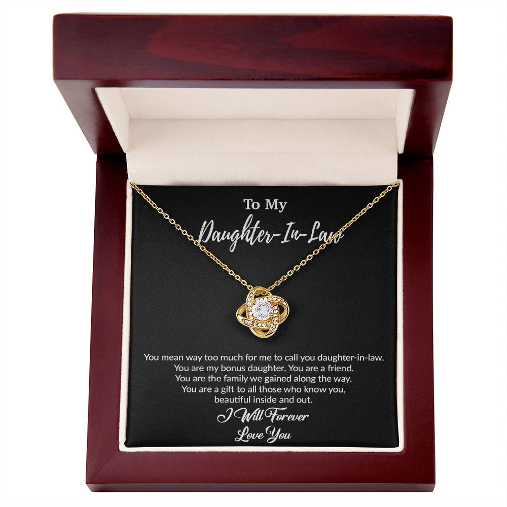 To My Daughter-In-Law Necklace, Gift For Daughter In Law, Daughter In Law Gift