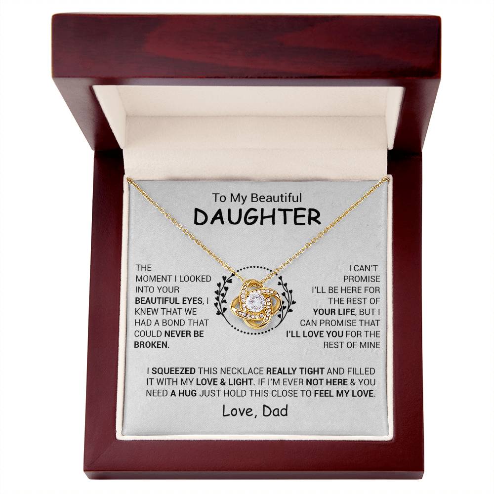 To My Daughter Necklace, Daughter Father Necklace, Daughter Gift From Dad 3_12