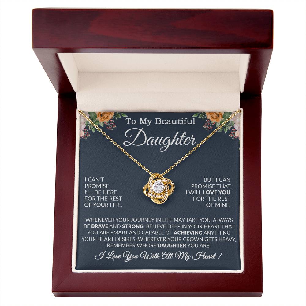 To My Daughter Necklace Gift From Dad, Daughter Gift, Father Daughter Necklace 14_9