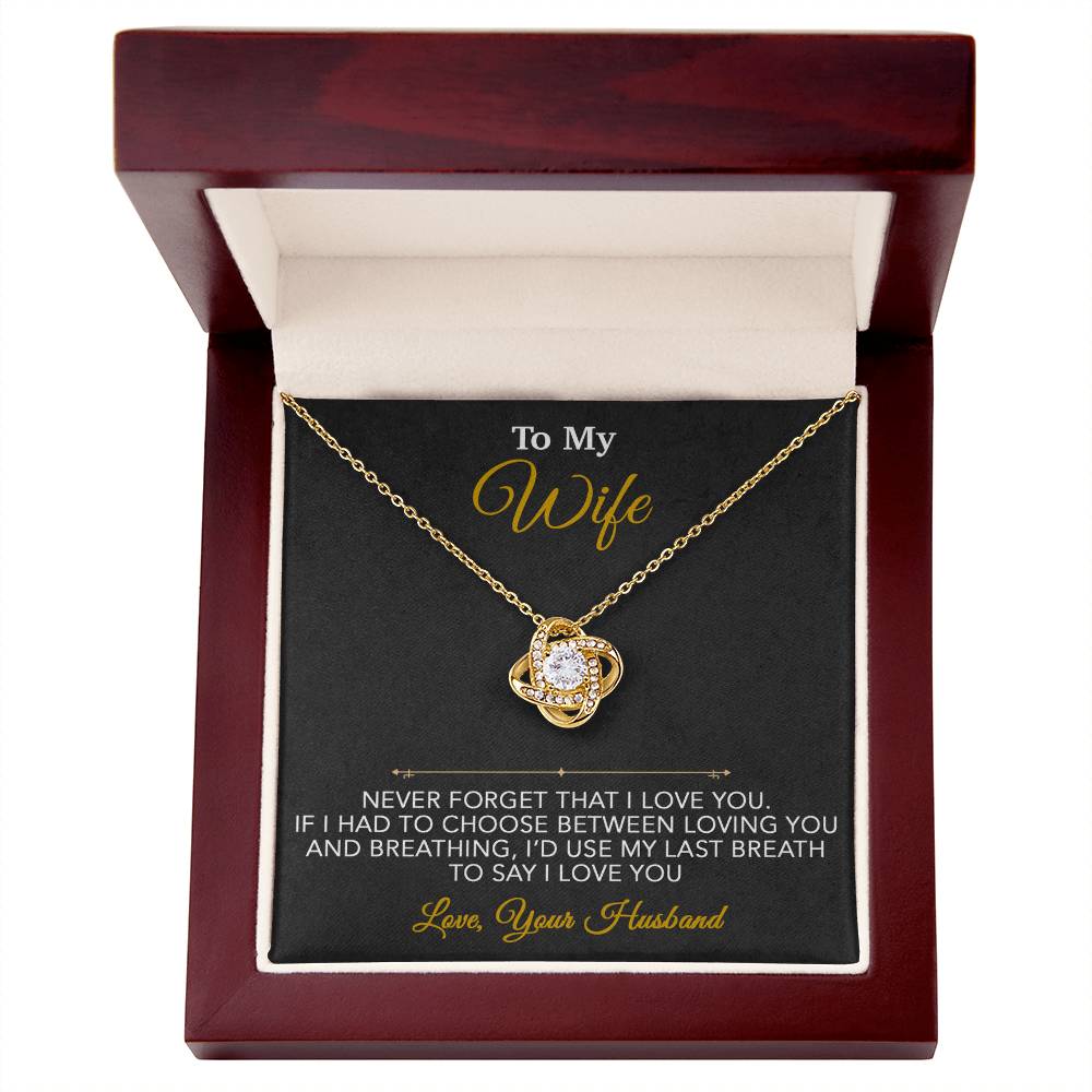 To My Wife Necklace, Wife Gift from Husband, Wife Birthday Gift, Christmas Gift 7_1