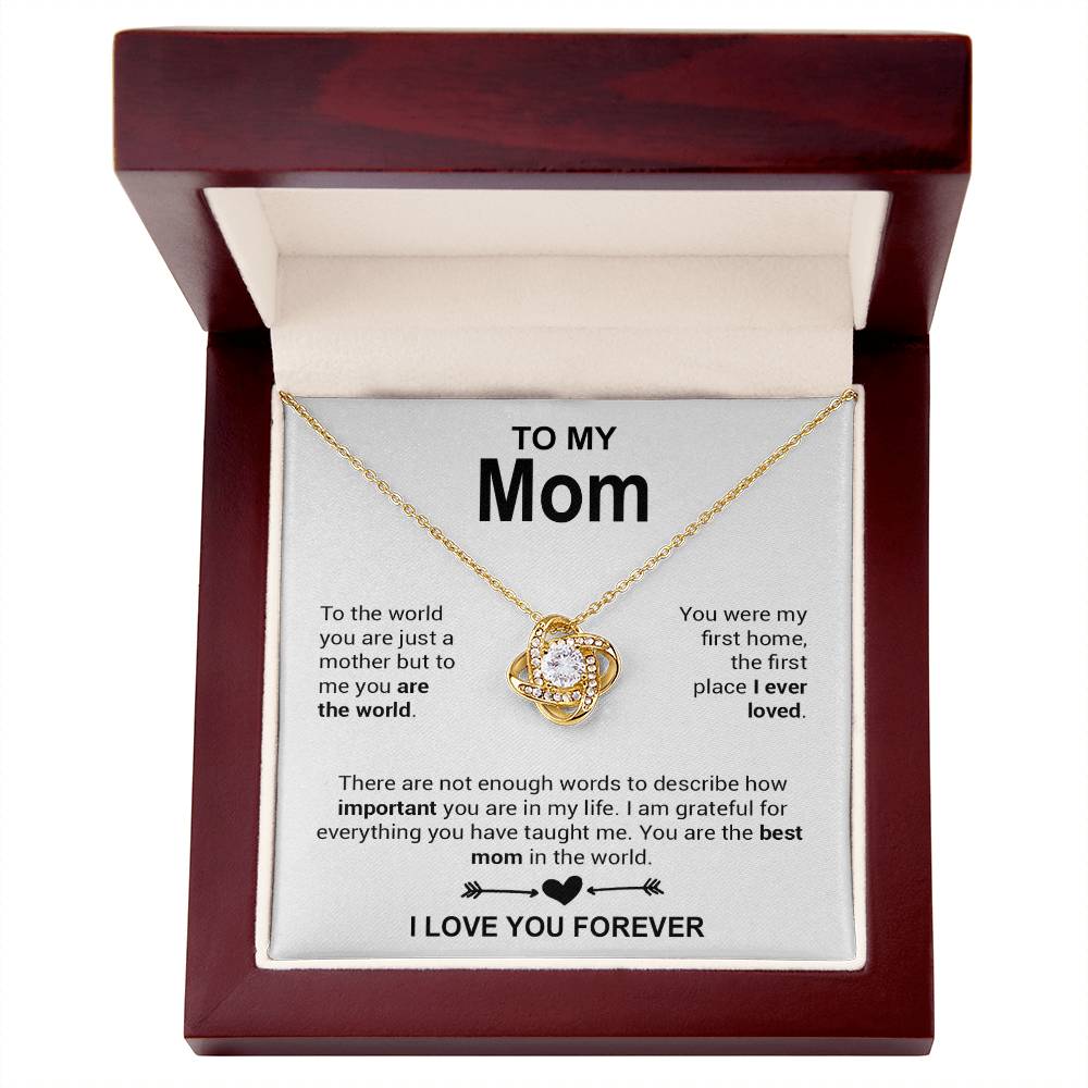To My Mom Necklace, Mother_s Day Gift, Anniversary Gift Valentines Gift