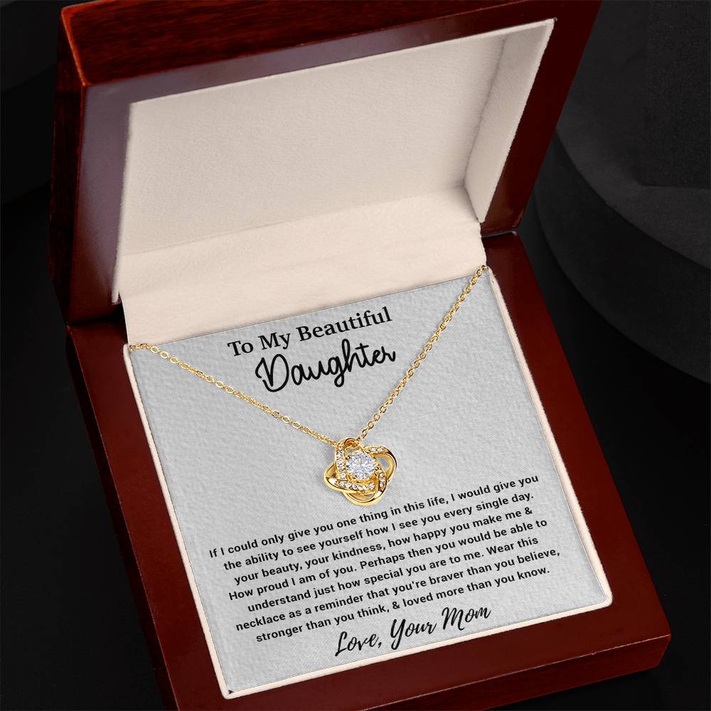 To My Daughter Necklace, Gift For Daughter From Mom, Birthday Gifts 4_10