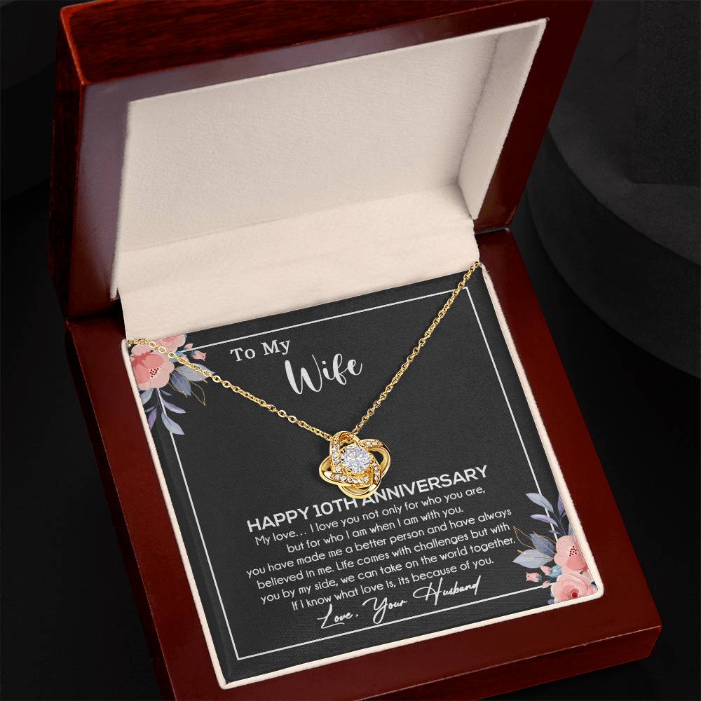 10th Anniversary Gift For Wife Necklace, 10 Year Anniversary, 10th Wedding Gift _11_11