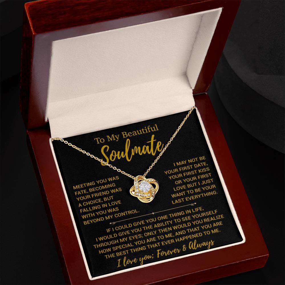 To My Soulmate Necklace, Valentines Day Gift, Gift For Wife, Anniversary Gift 23_12