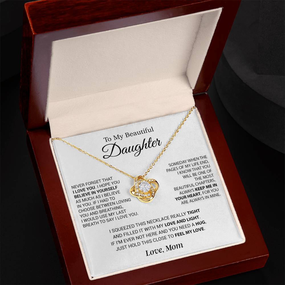 To My Daughter Necklace, Daughter Mother Necklace, Daughter Gift From Mom 4_11