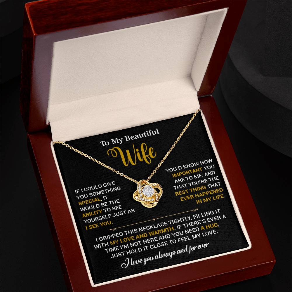 To My Wife Necklace, Christmas Gifts For Women, Anniversary Gift For Wife 25_11