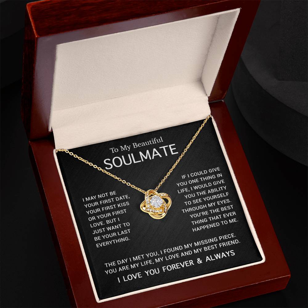 To My Soulmate Necklace, Gift For Soulmate, Anniversary Gift, Birthday Gift 3_5