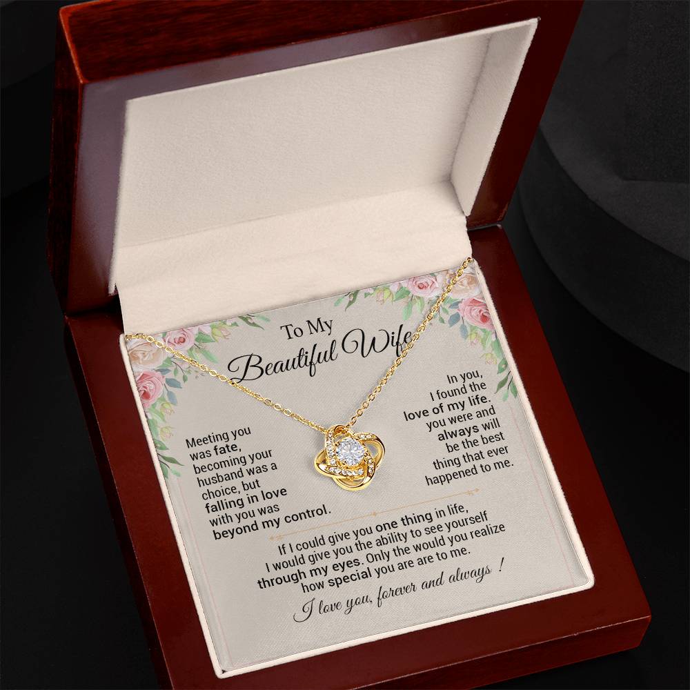 To My Wife Necklace, Anniversary Gift For Wife, Christmas Gifts