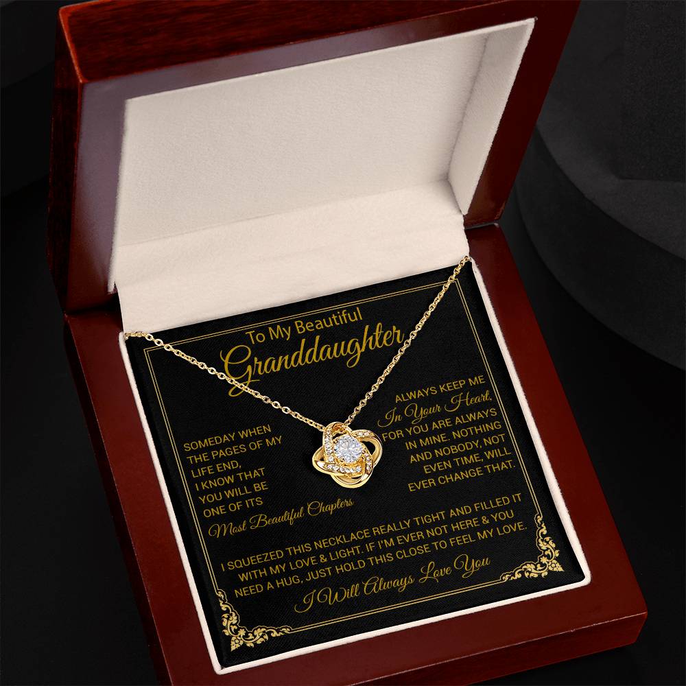 To My Granddaughter Necklace, Granddaughter Gift from Grandma, Christmas Gift 27_8