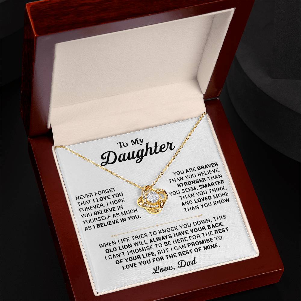 To My Daughter Necklace, Gift for Daughter from Dad, Daughter Father Necklace 25_10