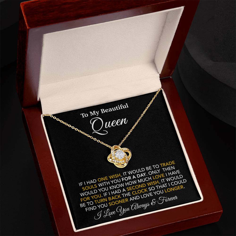 To My Queen Necklace, Anniversary Gift For Wife, Girlfriend Necklace, Birthday Gift For Wife_24_1