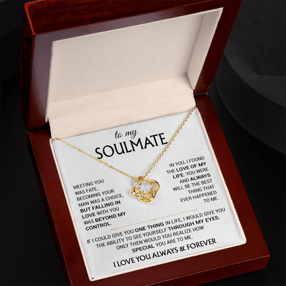 To My Soulmate Necklace, Soulmate Gift, Gift For Girlfriend, Christmas Gift 11_12