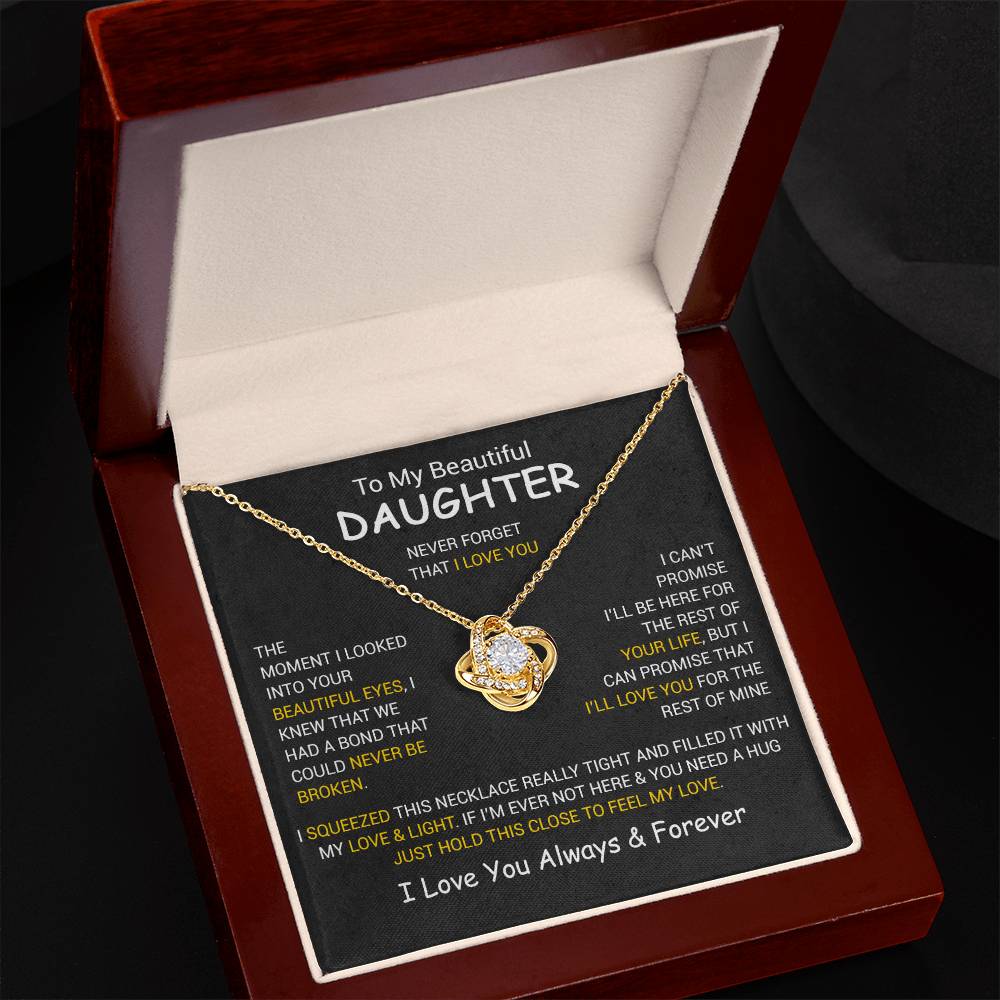 To My Daughter Necklace, Daughter Father Necklace, Daughter Gift From Dad, Mom 3_12
