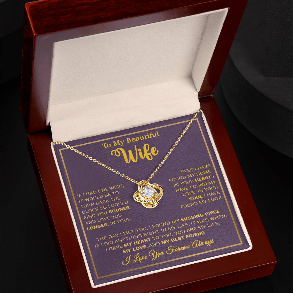 To My Wife Necklace, Gift For Wife, Anniversary Gift For Wife, Christmas Gift 27_9_Tim