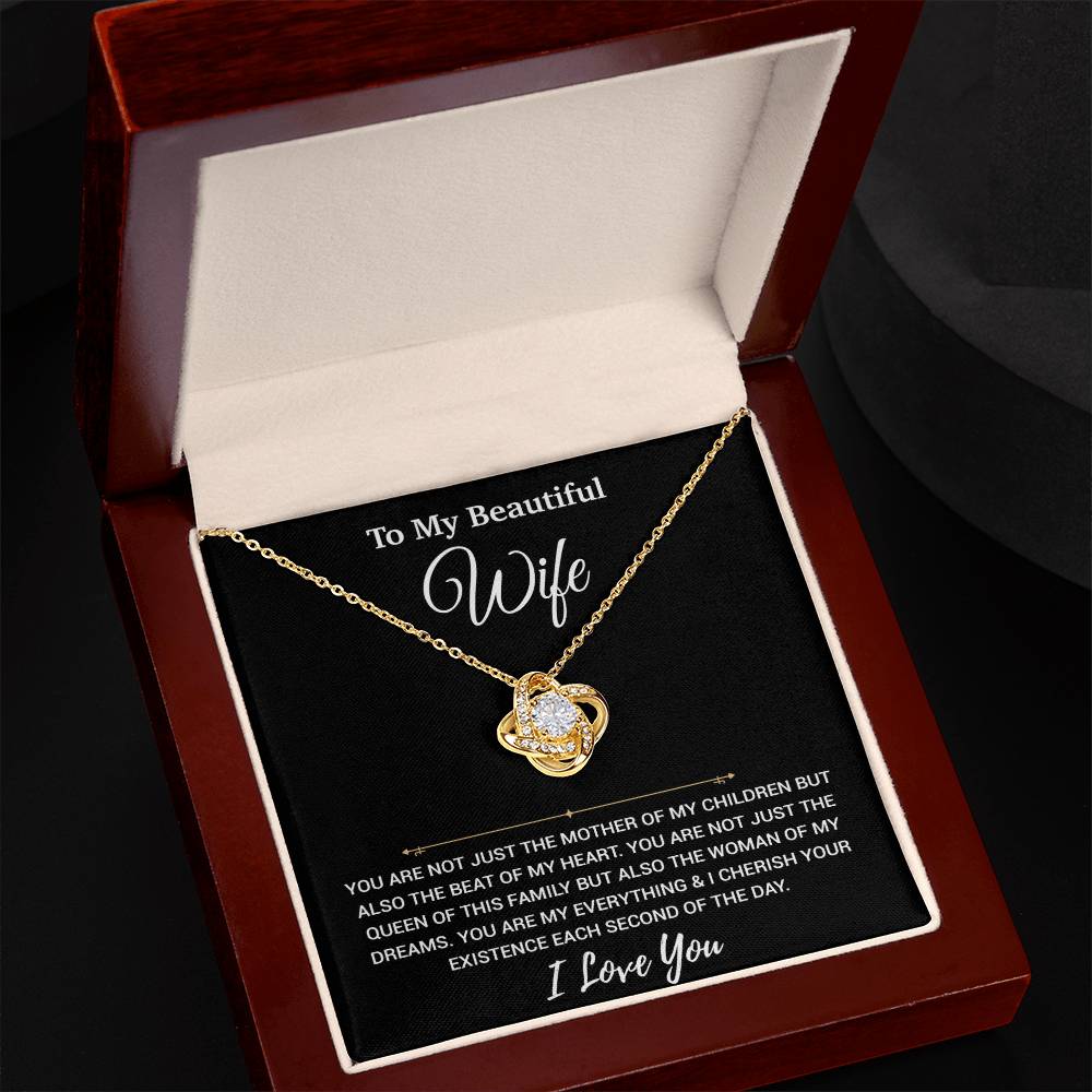 To My Wife Necklace, Christmas Gifts For Women, Anniversary Gift For Wife 24_11_Black
