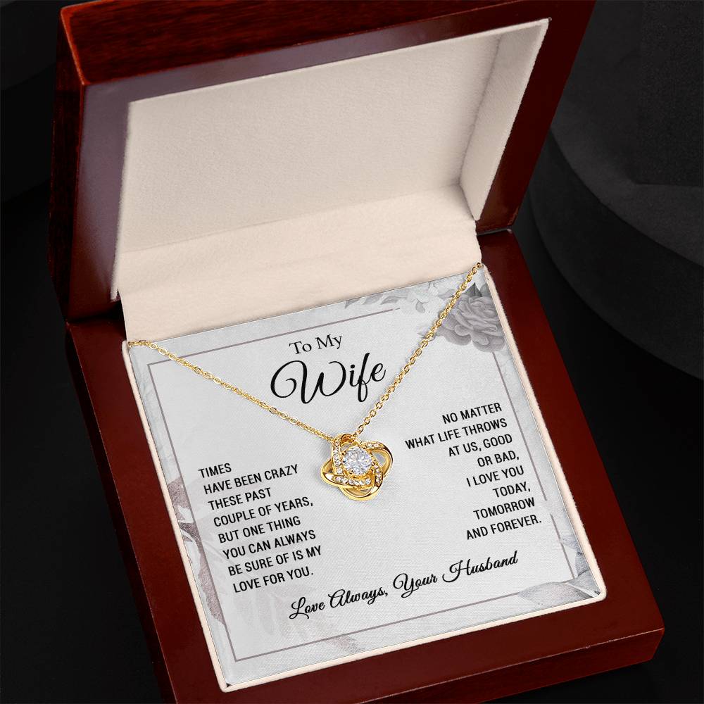 To My Wife Necklace Wife Gift from Husband, Anniversary Gift, Wife Birthday