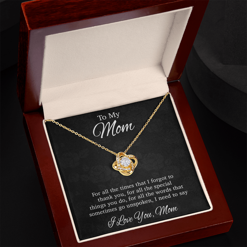 To My Mom Necklace, Gift For Mom From Daughter, Mother's Day Gifts