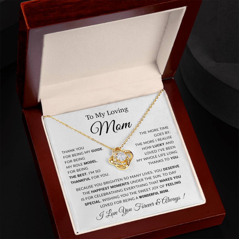 To My Mom Necklace, Gift For Mom, Mothers Day Gifts, Birthday Gift For Mom