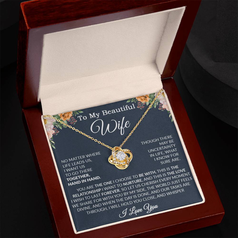 To My Wife Necklace, Wife Gift From Husband, Wife Husband Necklace, Christmas Gift 7_9