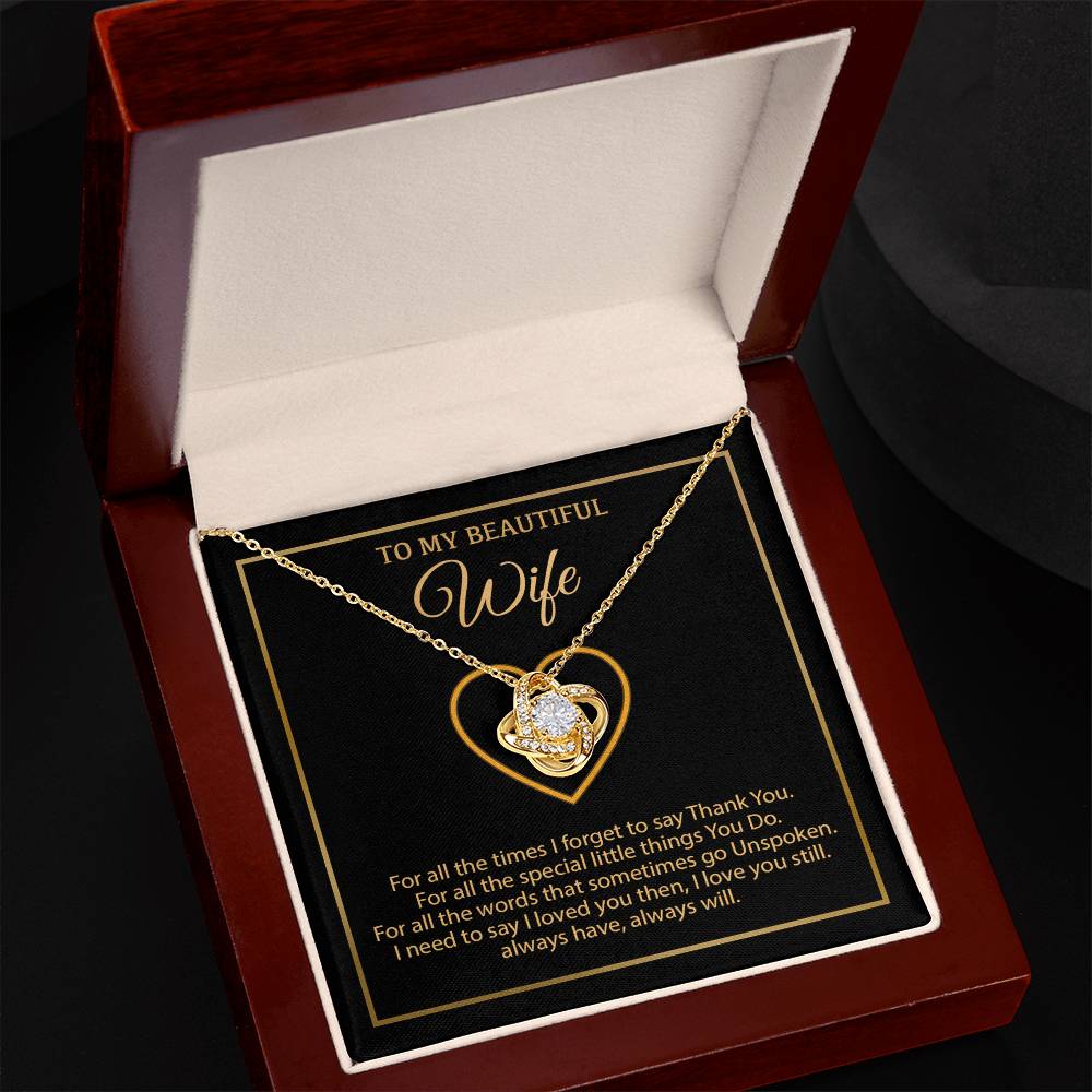 To My Wife Necklace, Gift For Wife, Anniversary Gift For Wife, Necklace For Wife 1_1