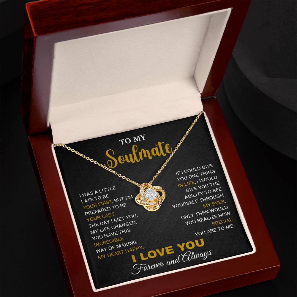 To My Soulmate Necklace, Gift For Wife Girlfriend From Husband, Christmas Gift 14_9