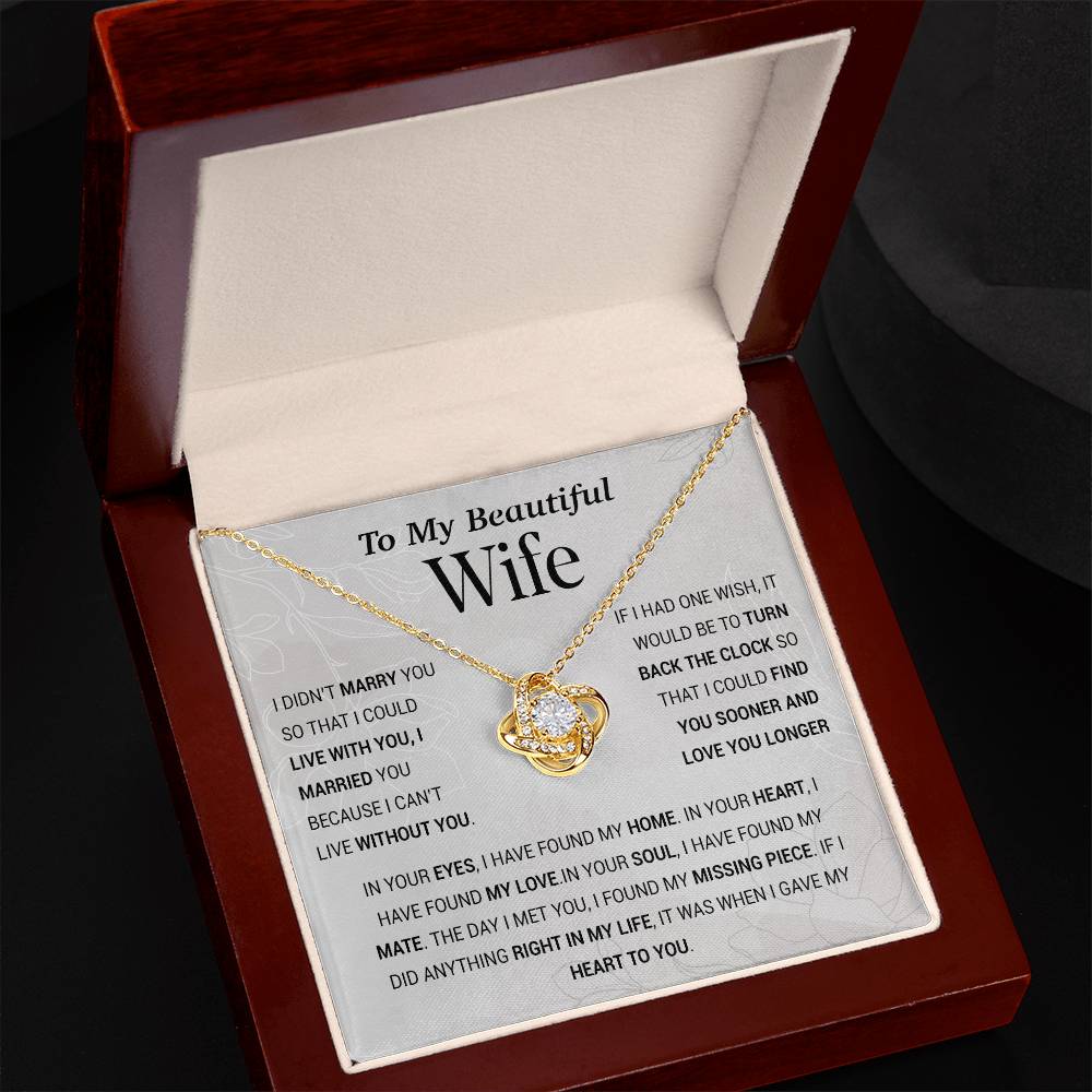 To My Wife Necklace, Gift For Wife, Anniversary Gift For Wife, Christmas Gift 27_11_HoaVan