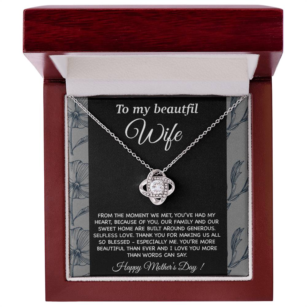 To My Wife Necklace, Gift For Wife, Anniversary Gift For Wife, Necklace For Wife 11_3