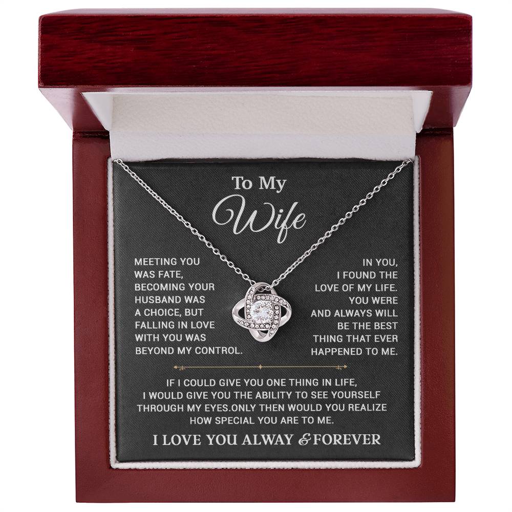 To My Wife Necklace, Gift For Wife, Anniversary Gift,Christmas Gift 7_10