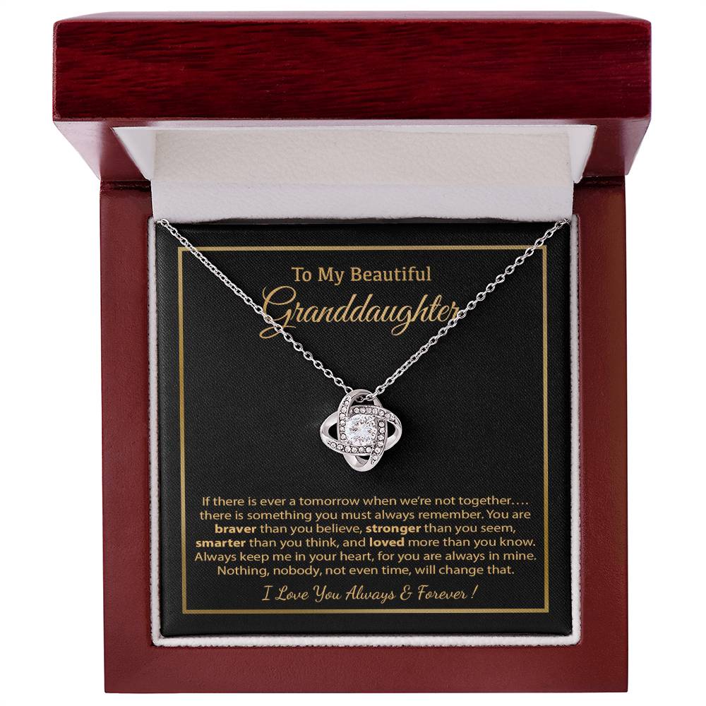 To My Granddaughter Necklace, Birthday Gift For Granddaughter, Birthday Gifts 8_12