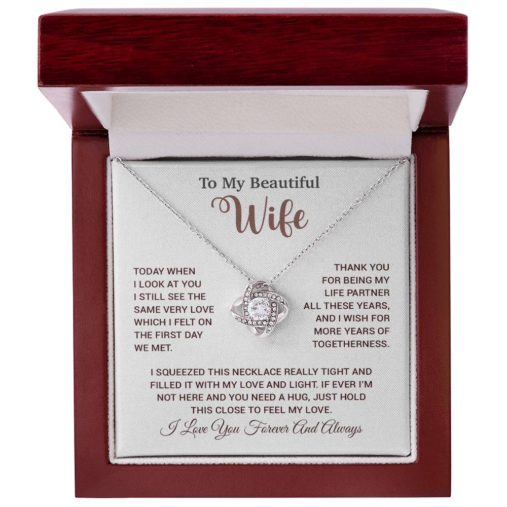 To My Wife Necklace, Wife Gift From Husband, Wife Husband Necklace, Christmas Gift 17_9