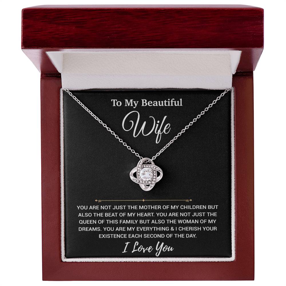To My Wife Necklace, Christmas Gifts For Women, Anniversary Gift For Wife 24_11_Black
