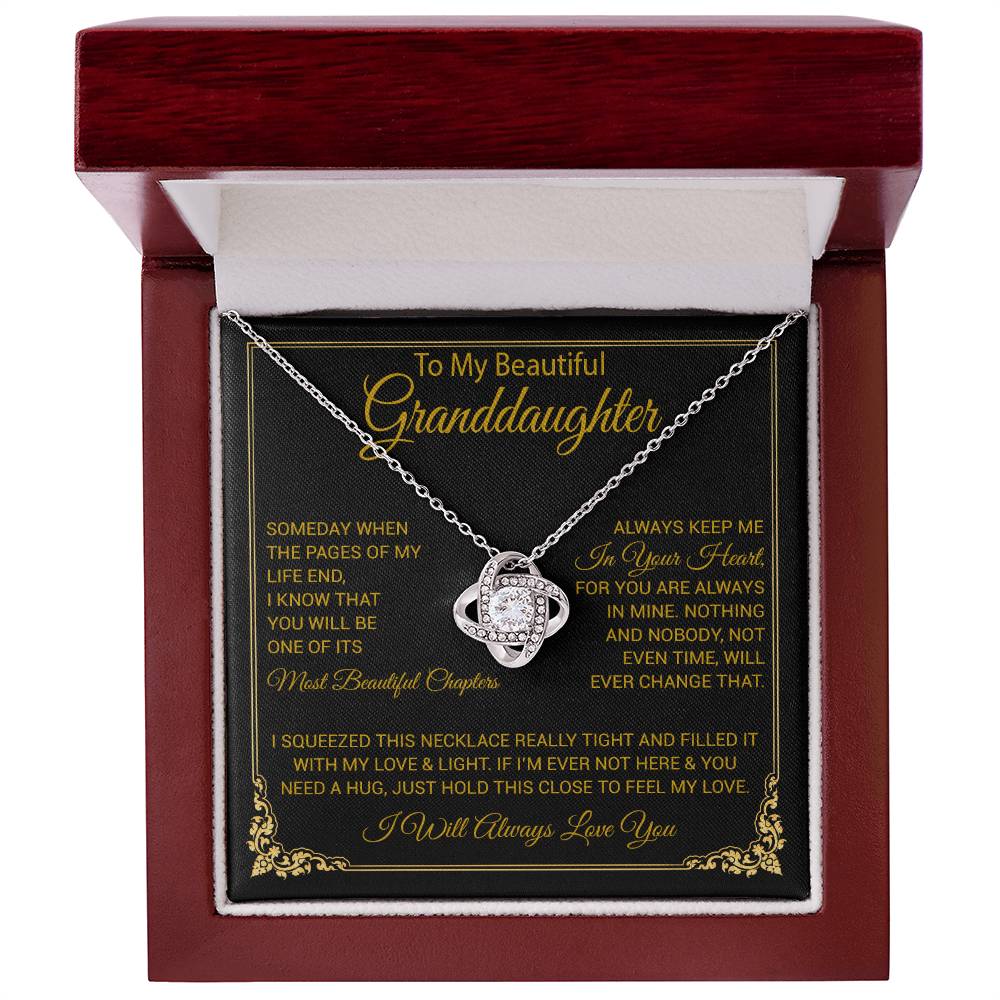 To My Granddaughter Necklace, Granddaughter Gift from Grandma, Christmas Gift 27_8