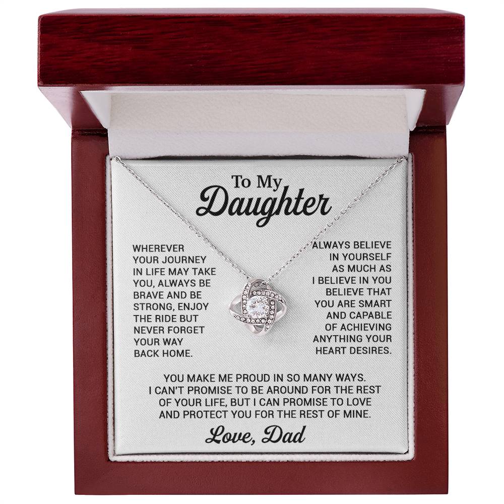 To My Daughter Necklace, Daughter Father Necklace, Daughter Gift From Dad 8_11