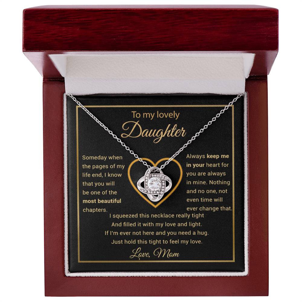 To My Daughter Necklace, Gift for Daughter from Mom, Daughter Mother Necklace 27_11